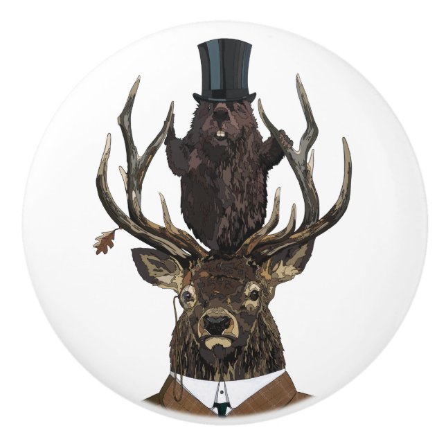 Earl & Council Ceramic Knob (Front)