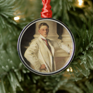 Earl of Dalhousie by John Singer Sargent Metal Ornament