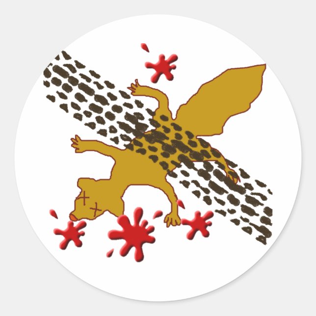 Earl The Dead Squirrel Classic Round Sticker (Front)