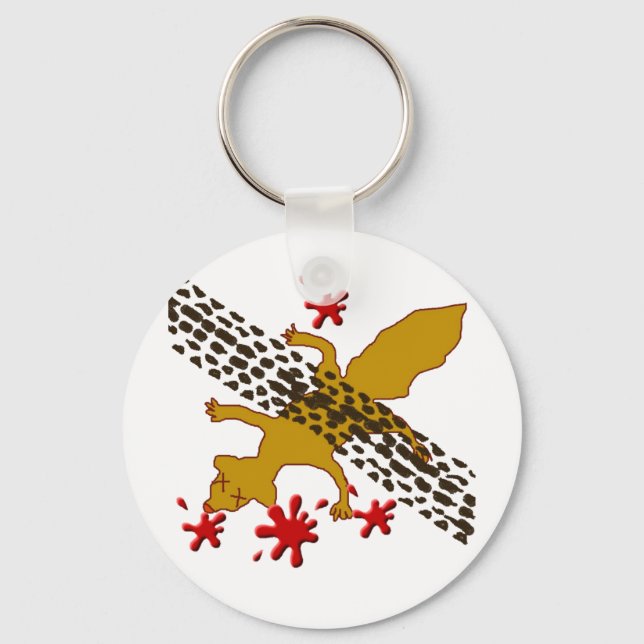 Earl The Dead Squirrel Keychain (Front)