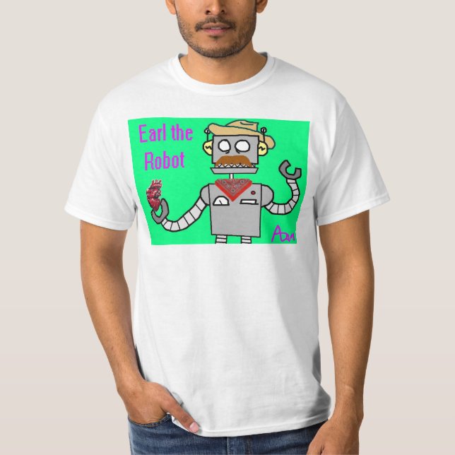 Earl the Robot T-Shirt (Front)