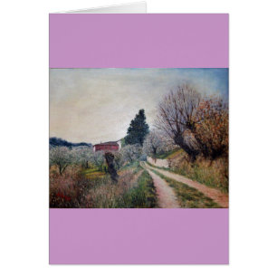 EARLIEST SPRING IN VERNALESE / Tuscany Landscape