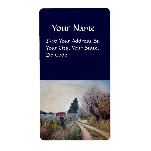 EARLIEST SPRING IN VERNALESE / Tuscany Landscape (Front)