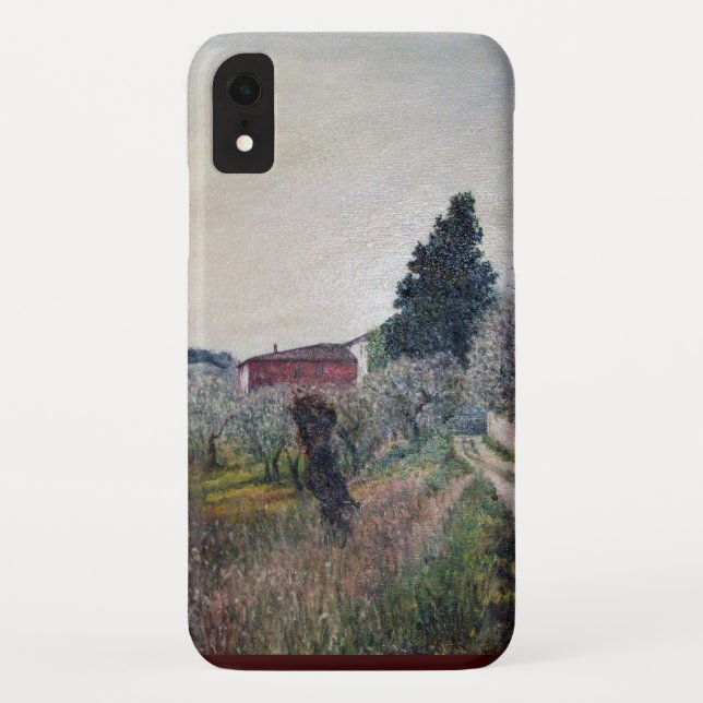EARLIEST SPRING IN VERNALESE / Tuscany Landscape Case-Mate iPhone Case (Back)