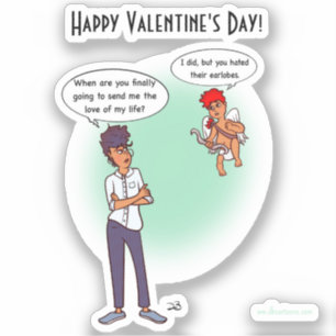 Earlobes Custom Cut Stickers