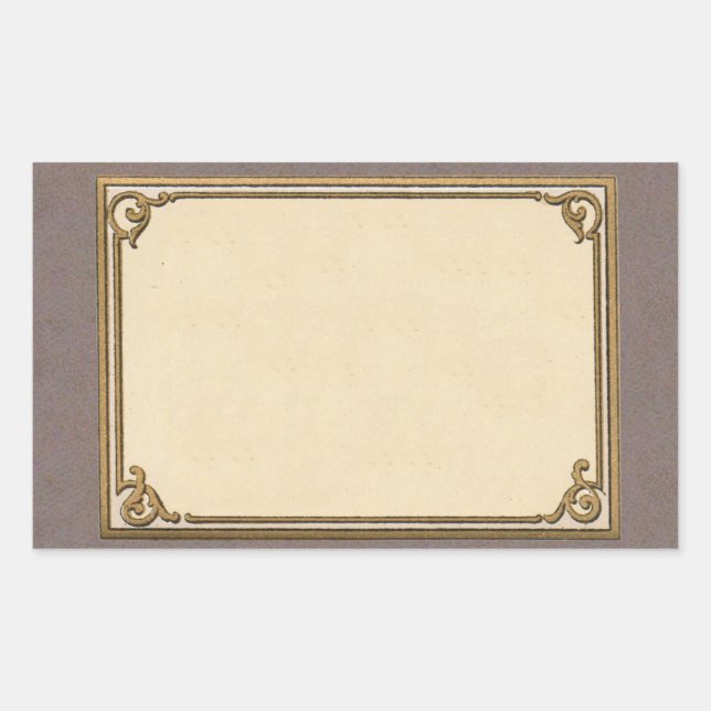 Early 1900s Frame Sticker (Front)