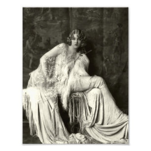 Early 1900s French Beauty Photo Print