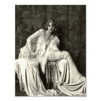 Early 1900s French Beauty Photo Print