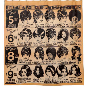 early 1970s wig advertisement