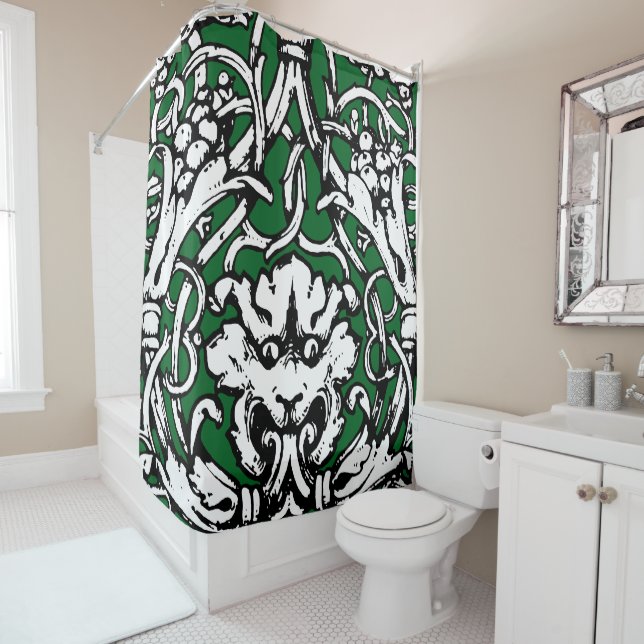 Early 20th Century Knotwork Lion (In Situ)
