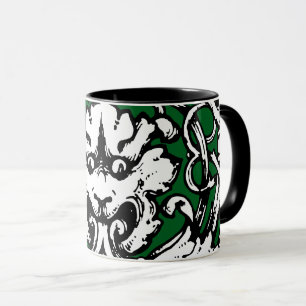 Early 20th Century Knotwork Lion Mug