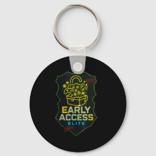 Early Access Elite Gaming Content Creator Beta Tes Keychain