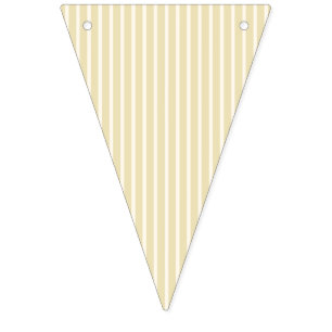 Early Autumn Refined Stripes Golden Wheat Bunting Flags