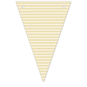 Early Autumn Refined Stripes Golden Wheat ll Bunting Flags