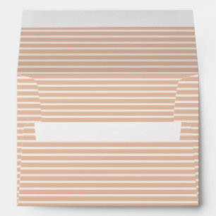 Early Autumn Refined Stripes Warm Apricot ll Envelope