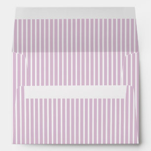 Early Autumn Refined Stripes Warm Lilac Envelope