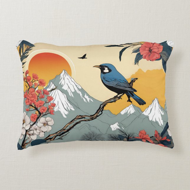 Early Bird Accent Pillow (Front)