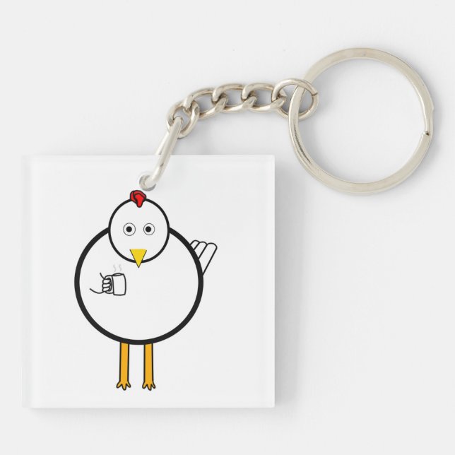 Early Bird Club Keychain (Back)