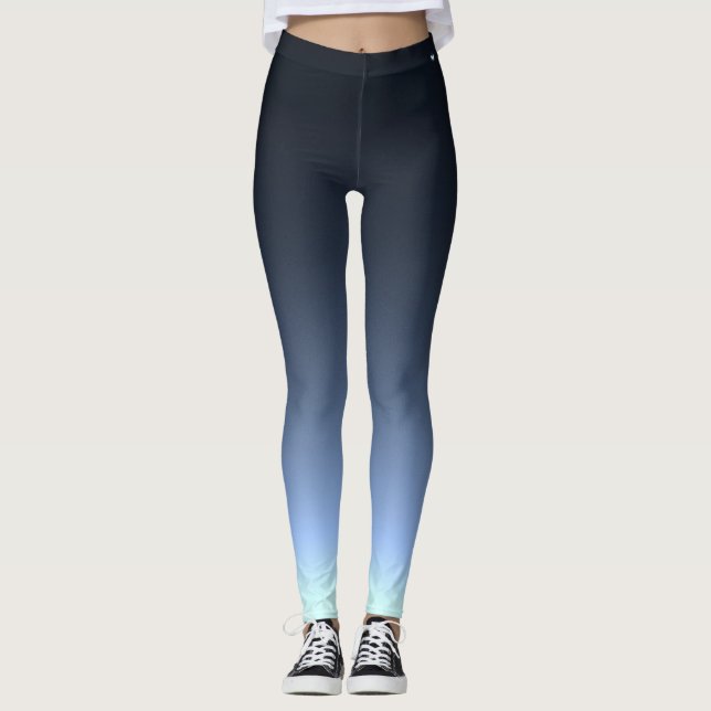 Early blue sunrise leggings (Front)