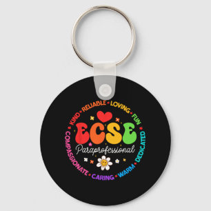Early Childhood Special Education Sped Ecse Parapr Keychain
