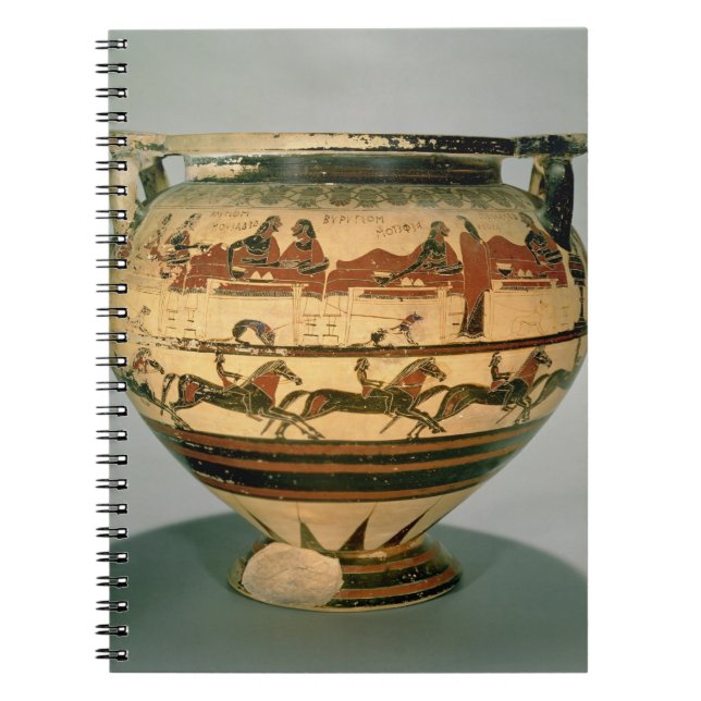 Early Corinthian black-figure column-krater depict Notebook (Front)