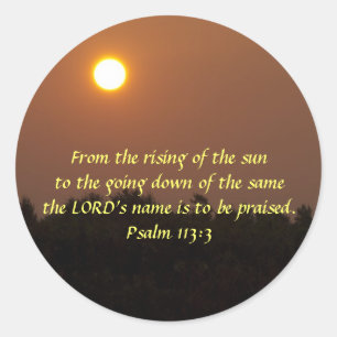 Early Dawn Late June Classic Round Sticker