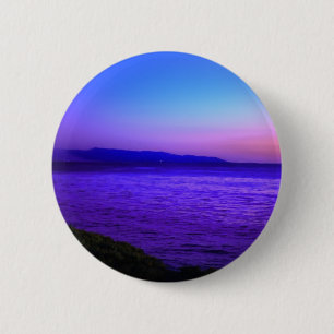 Early Evening Mist 2 Inch Round Button