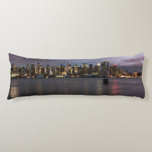 Early evening panoramic view of Manhattan Body Pillow