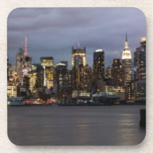 Early evening panoramic view of Manhattan Coaster