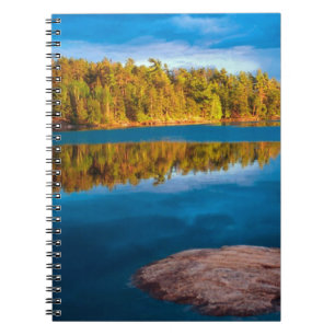 Early Evening reflections in the boundry waters Notebook