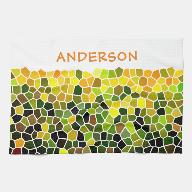 Early Fall - Personalized Kitchen Towel (Horizontal)