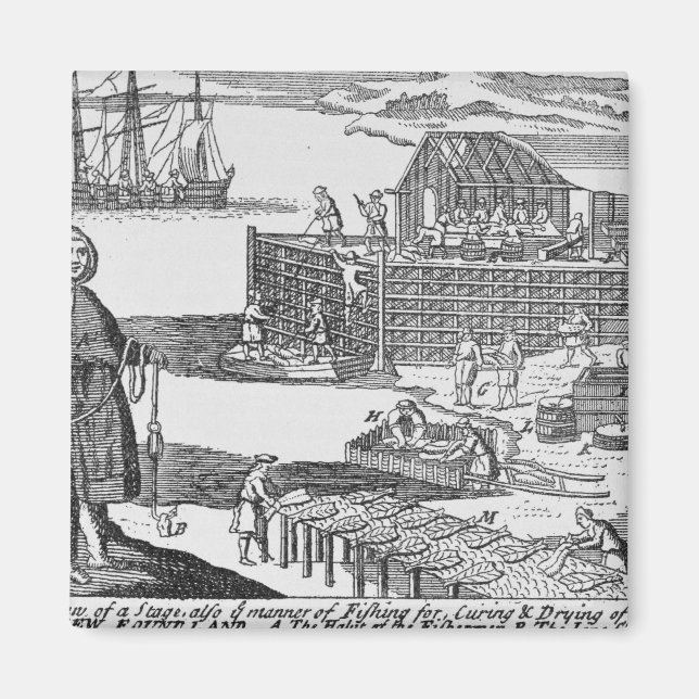 Early Fishing Stages Magnet (Front)