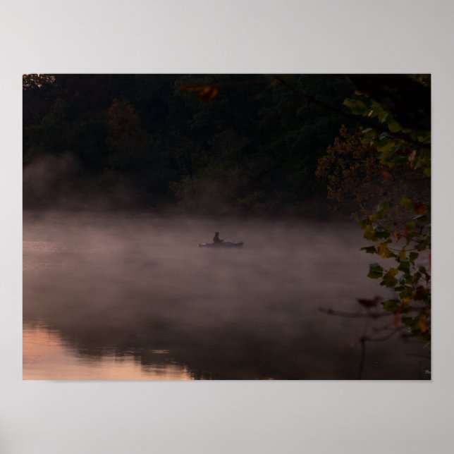 Early Foggy Fishing Poster (Front)