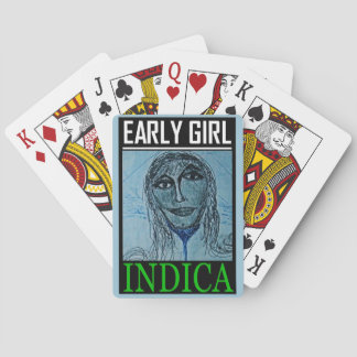 EARLY GIRL INDICA PLAYING CARDS