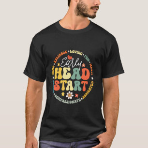 Early Head Start Squad Homeschool Teacher Headstar T-Shirt