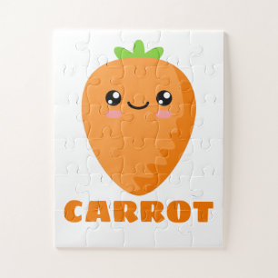 Early learning carrot jigsaw puzzle