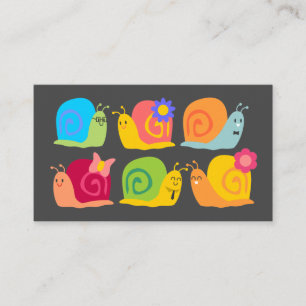 Early Learning Centre Daycare business snails Card