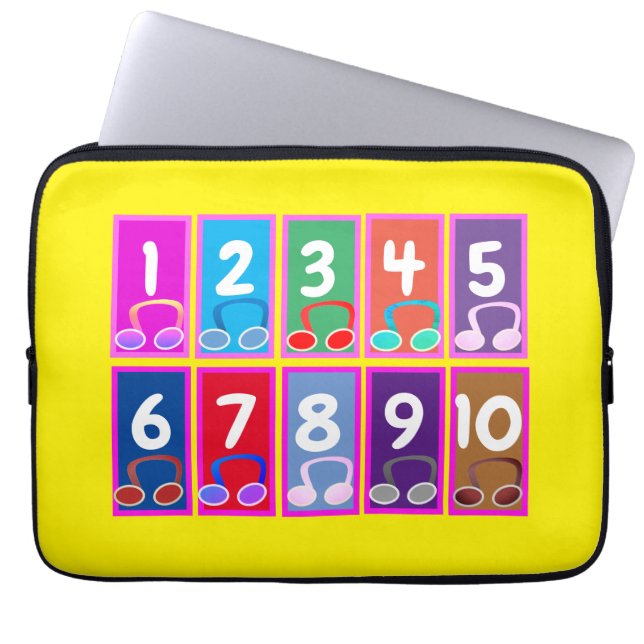 Early Maths Numbers 1 to 10 Electronics Bag (Front)