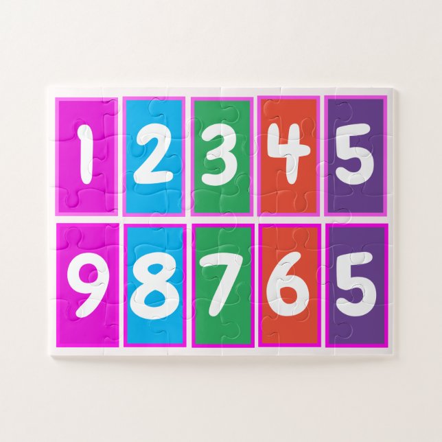 Early Maths Pairs of Ten Puzzle (Horizontal)