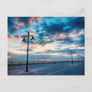 Early Morning along Atlantic Ocean and the Key Postcard