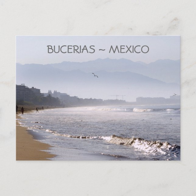 Early Morning Bucerias Beach Mexico Postcard (Front)