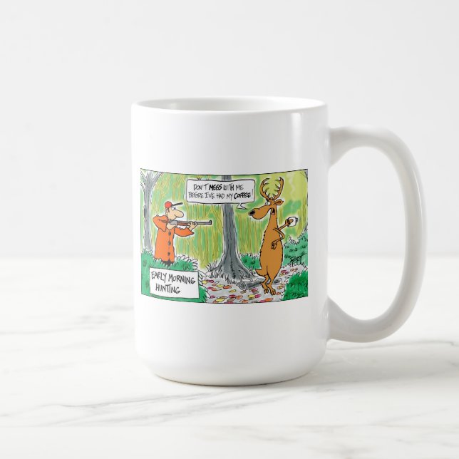 EARLY MORNING HUNTING COFFEE MUG (Right)