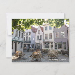 Early Morning in Bremen Postcard