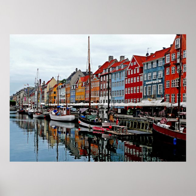 Early Morning in Copenhagen Poster (Front)