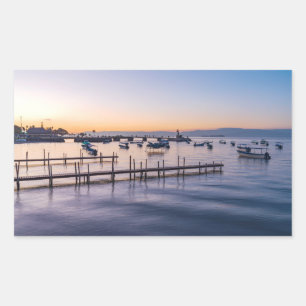 early morning scenic of lake in chapala mexico sticker