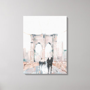 Early Morning Stroll - New York Canvas Print