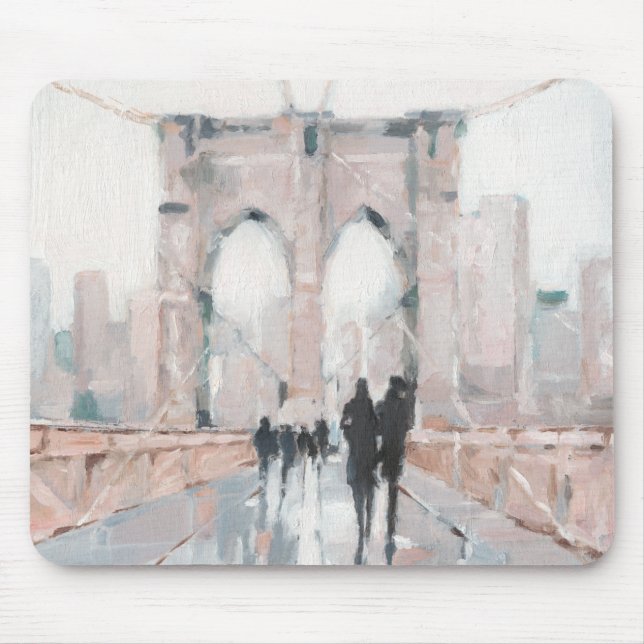 Early Morning Stroll - New York Mouse Pad (Front)