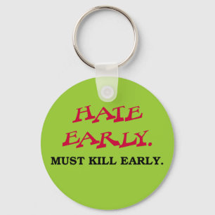 Early Mornings Suck! Keychain