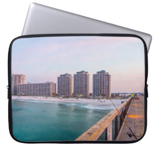 Early Navarre Beach Florida Fishing Laptop Sleeve
