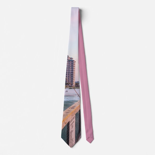 Early Navarre Beach Florida Fishing Tie (Front)